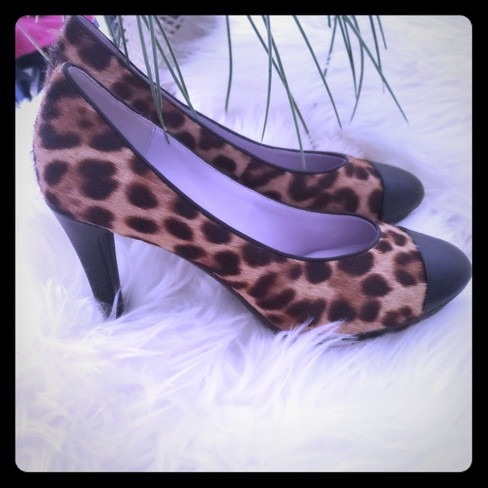 Cheetah print heels